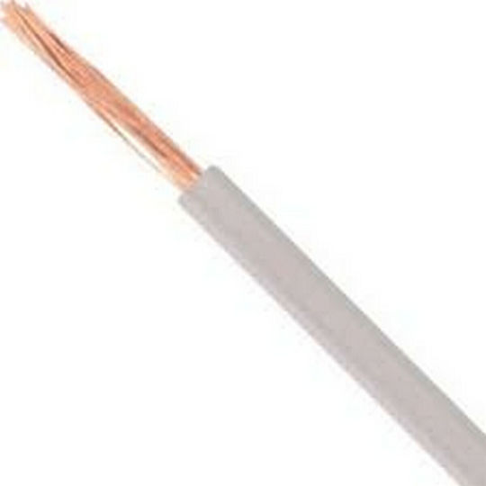 Cablu De Alimentare Tip NYAF Cu Diametru 1x0.75mm² În Culoare Albă 100m