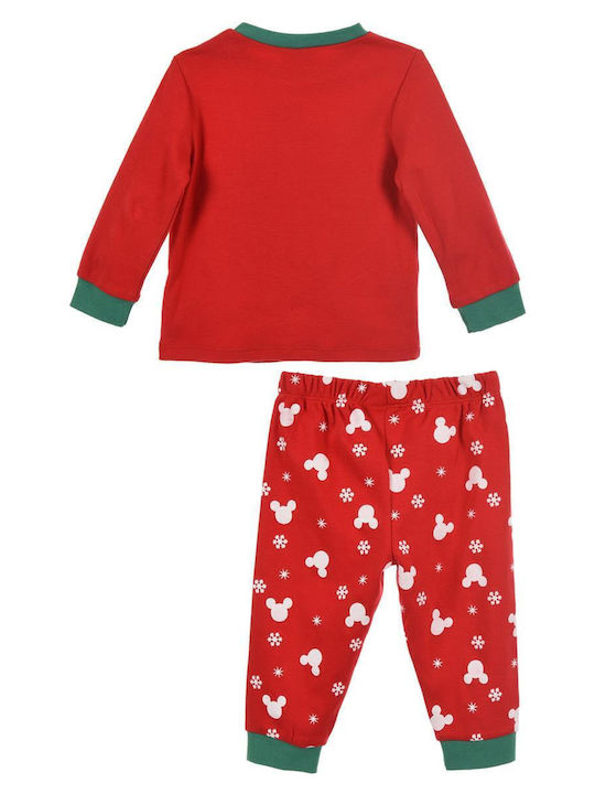 Superheroes Kids Pyjamas Winter Cotton Red