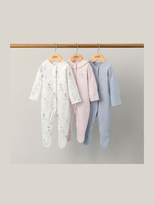 Mamas & Papas Set Babystrampler Langärmliges 3Stück