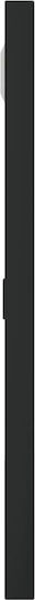 vidaXL Wall Mirror with Black Metallic Frame 30x30cm 1pcs