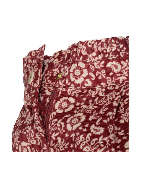 Șort/Salopetă Copii din Material Textil Burgundy