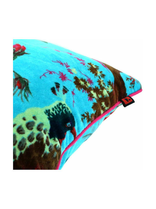 Interni Oggi Sofa-Kissen Aus Samt Türkis 35x50cm