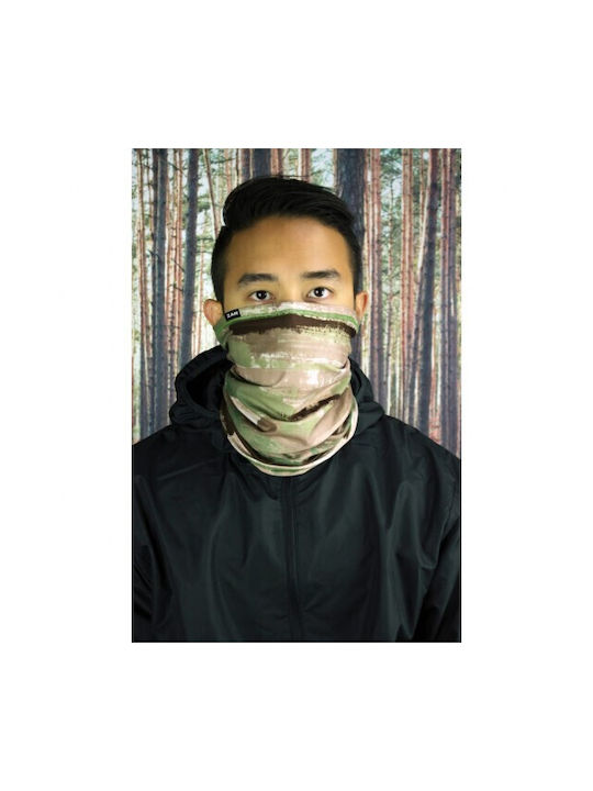 Zan Headgear Motley Περιλαίμιο Αναβάτη Μοτοσυκλέτας Πράσινο Χρώμα