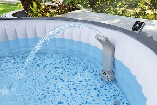 Lay-Z-Spa Pool Waterfall with LED Lighting Silver
