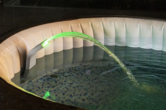 Lay-Z-Spa Pool Waterfall with LED Lighting Silver
