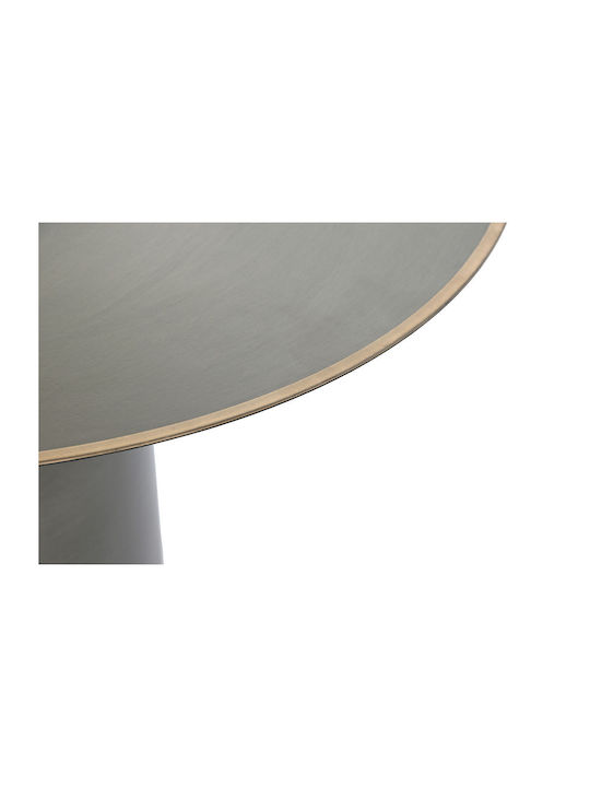 Round Metal Side Table Gold L60xW60xH37cm