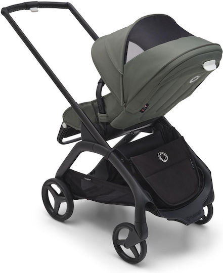 Bugaboo Complete Dragonfly Adjustable Baby Stroller Suitable for Newborn Black-Forest Green 7.9kg