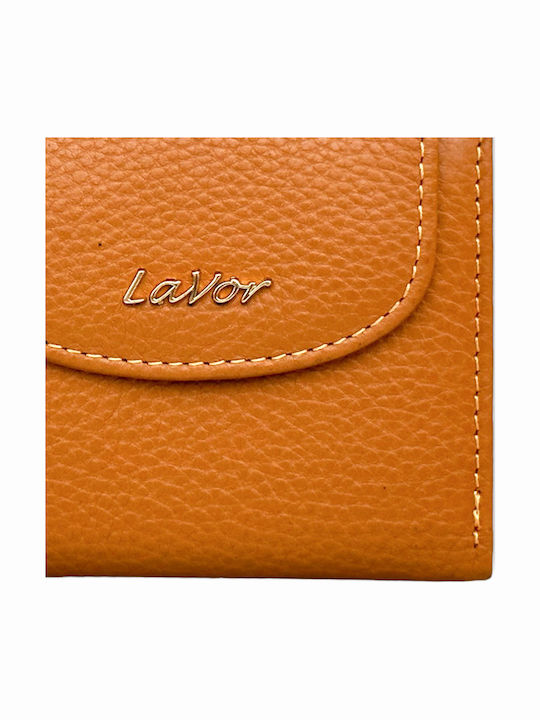 Klein Leder Damen Geldbörse Klassisch mit RFID Tabac Braun