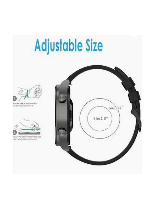 Huawei Strap Silicone Black (Huawei Watch GT 2 Pro)