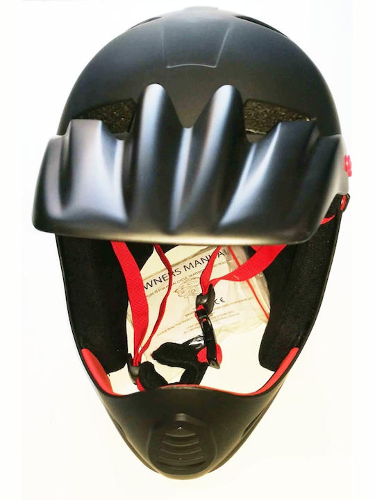 Safety Labs Full Face Κράνος Ποδηλάτου Downhill Μαύρο Safety Labs Full Face Κράνος Ποδηλάτου Downhill Μαύρο