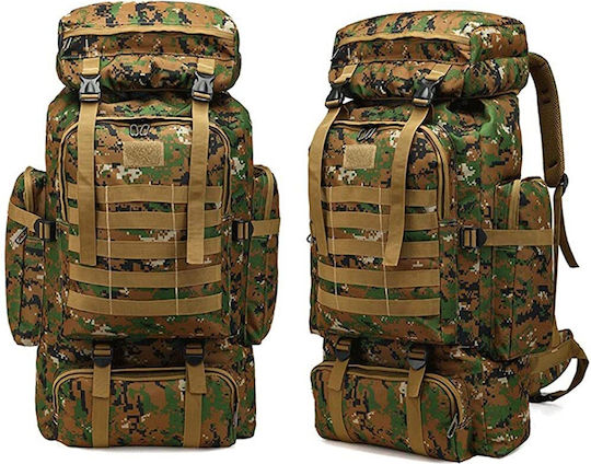 Heavy Duty Στρατιωτικό Σακίδιο Πλάτης Χακί 80lt