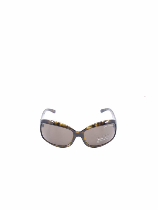 Ralph Lauren Women's Sunglasses with Brown Tartaruga Plastic Frame and Brown Lens PH8010 505773