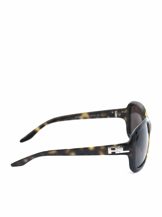 Ralph Lauren Women's Sunglasses with Brown Tartaruga Plastic Frame and Gray Lens PH8006 505773