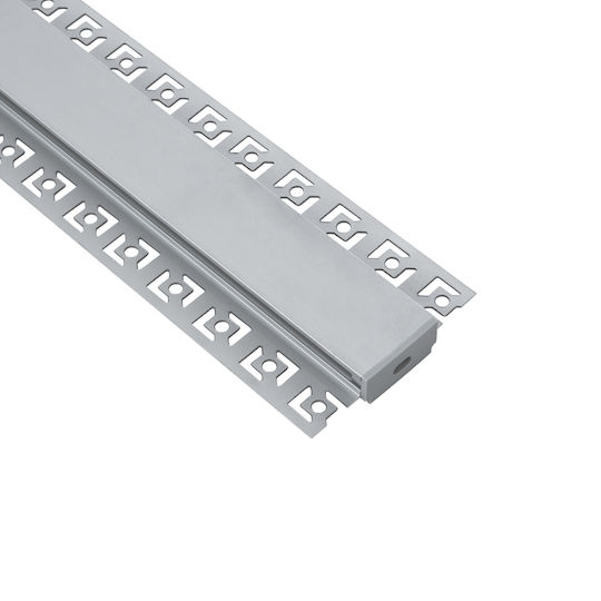 GloboStar Walled Aluminum Profile for LED Strip for Drywall 100cm
