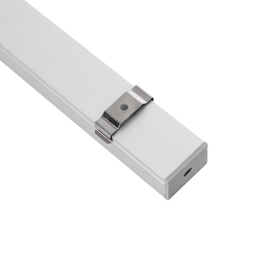 GloboStar Hanging Aluminum Profile for LED Strip Corner with Opal Cover 100cm