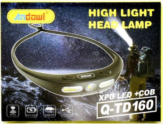 X-Balog Rechargeable Headlamp LED IP65 Black