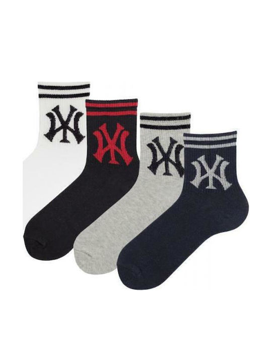 Modernty Yankees Κάλτσες Πολύχρωμες 4Pack