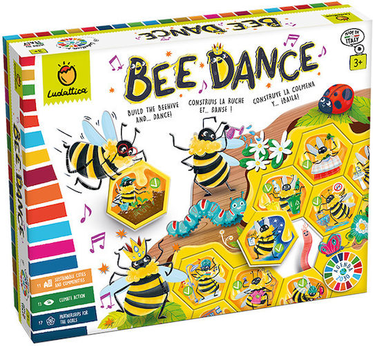 Board Game Bee Dance for 3+ Players 3+ Years Old (EN) Ludattica