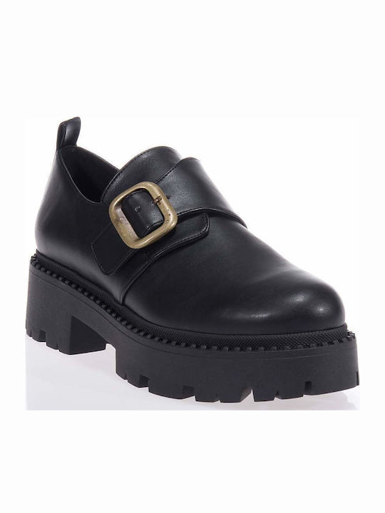 Moyo Women's Oxfords in Black Color M30-Black