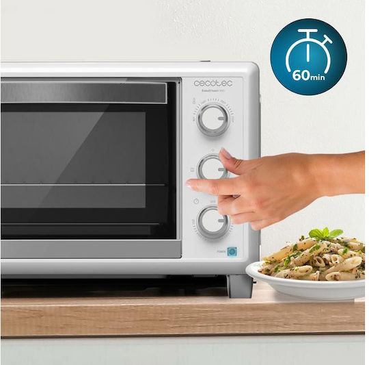 Cecotec Bake & Toast 2300 Ηλεκτρικό Φουρνάκι 23lt Χωρίς Εστίες Λευκό