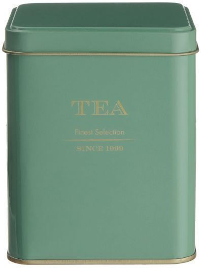 Butlers Кутия за Чай с Капак Металик Зелен 790ml