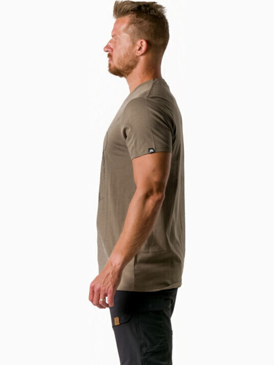 T-shirt Καφέ