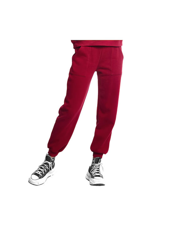 Paco & Co Set Women's Sweatpants Kokkino