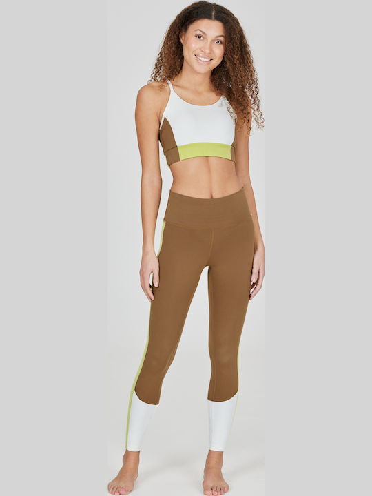Training Women's Long Firming Leggings Whisper White