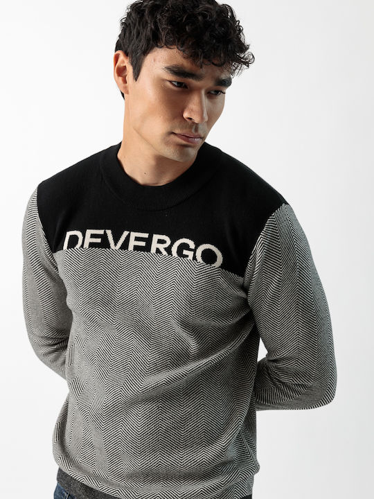 Devergo Men's Long Sleeve Sweater Black