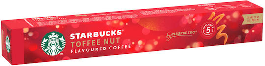 Starbucks Κάψουλες Espresso Toffee Nut Συμβατές με Μηχανή Nespresso 10caps 8445290453433