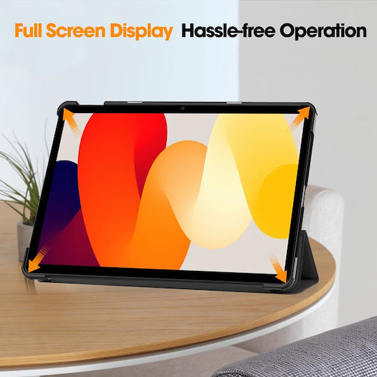 Techsuit Foldpro Флип Капак Черен (Redmi Pad SE 11)