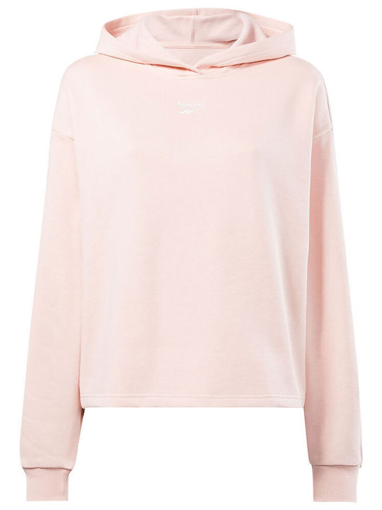 Identity Gekürzt Damen Sweatshirt Kapuzen Possibly pink f