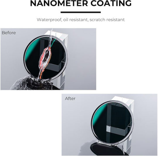 K&F Concept Nano-x Φίλτρo Έγχρωμο / ND Διαμέτρου 77mm για Φωτογραφικούς Φακούς