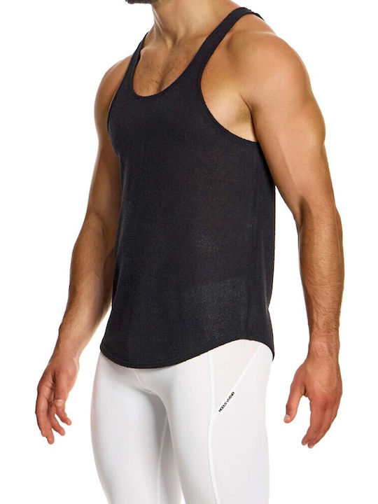 Modus Vivendi Men's Sleeveless Undershirt Black