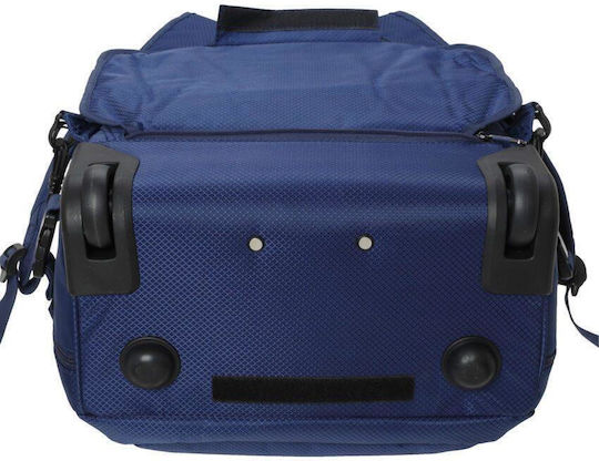 Diplomat Sack Voyage 48lt Blue with Wheels Fabric 40cm M40εκ