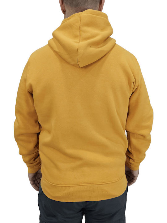 Double Men's Sweatshirt with Hood GREEN