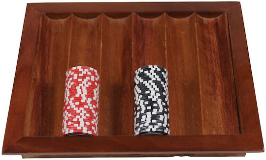 Pokeritems Βάση για Μάρκες Ξύλινη