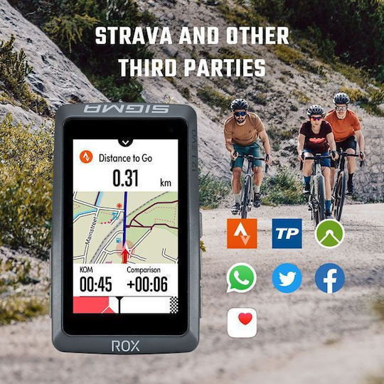 Sigma Sport Rox 12.1 Evo Basic Wasserdicht Verkabelt GPS Fahrrad