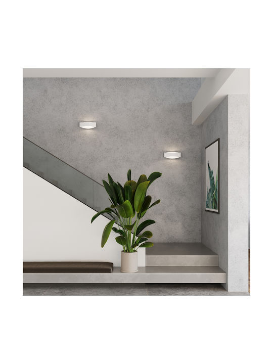 Sollux Modern Lamp Wall with Socket G9 White 15x15x15cm