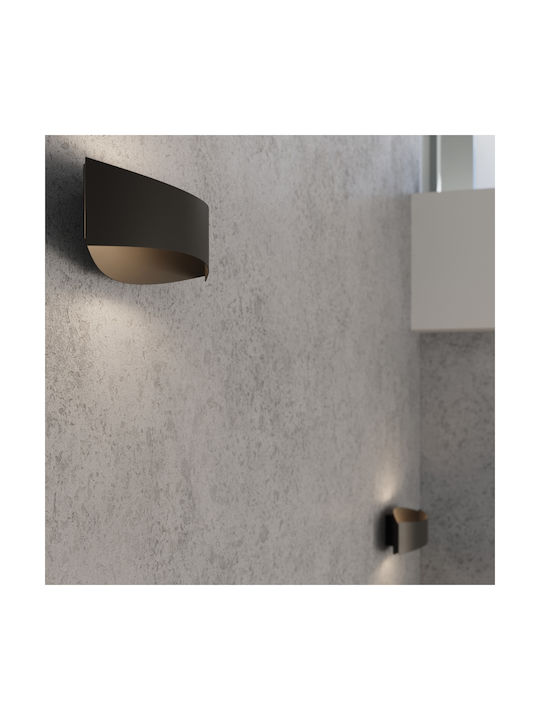 Sollux Modern Lamp Wall with Socket G9 Black 15x15x15cm