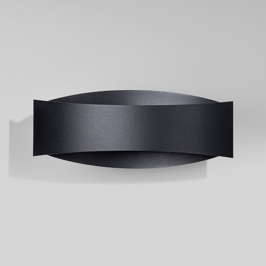 Sollux Modern Lamp Wall with Socket G9 Black 15x15x15cm