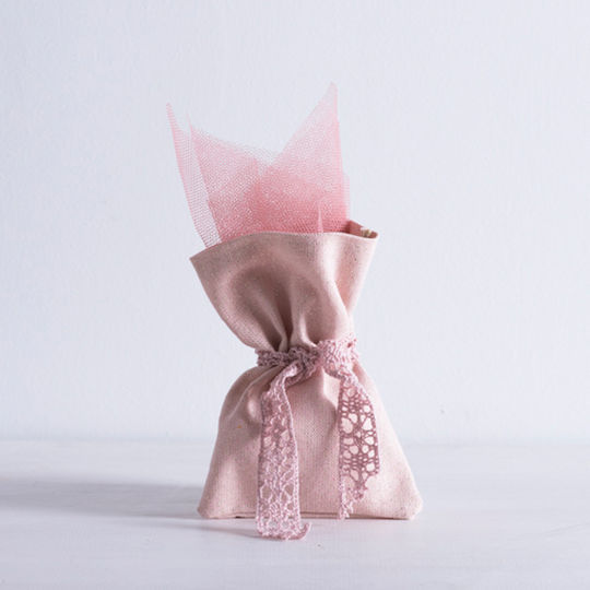 Ntampoudis Pouch for Wedding Favors Rose Gold
