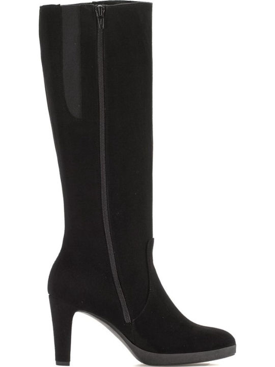 Cizme dama cu elastic Negre