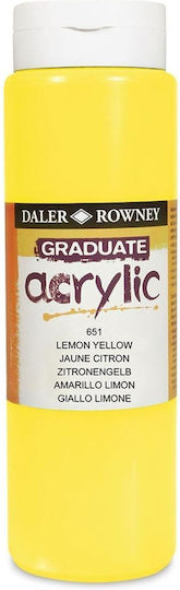 Daler Rowney Graduate Acrylic Acrylic Paint Set in Red color Primary Red 540 500ml 1pcs 123500540