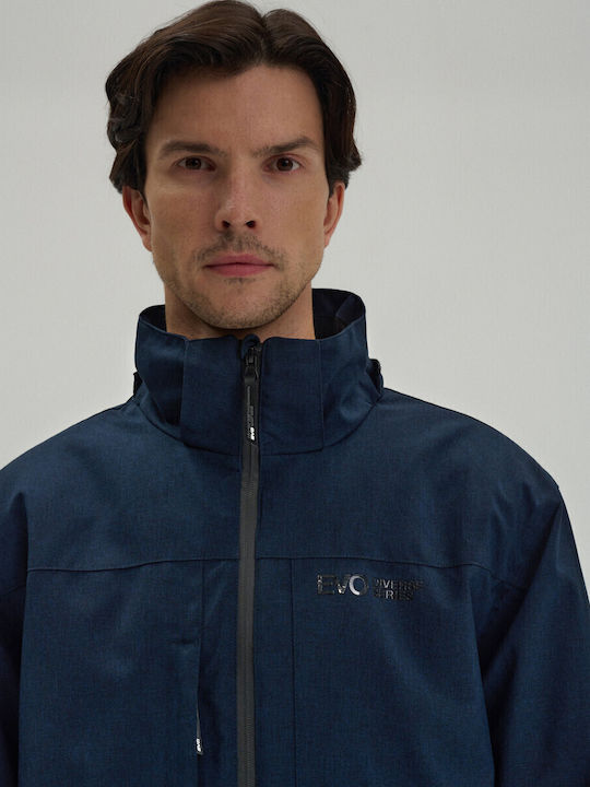 Winter Jacke Marineblau