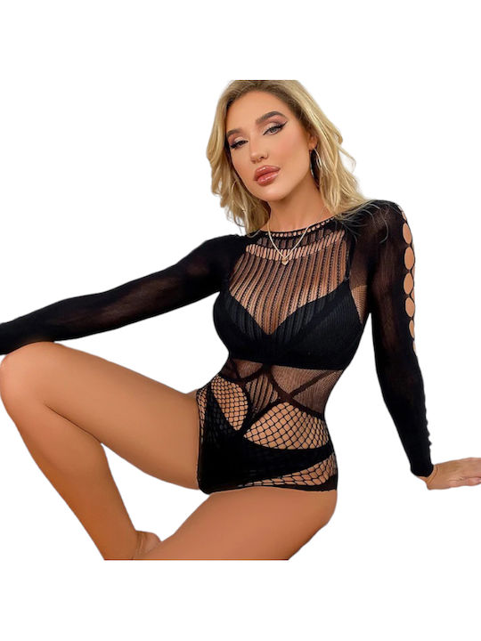 Intimonna Sexy Κορμάκι Μαύρο