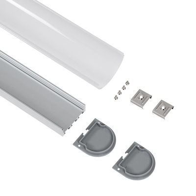 GloboStar Hängend LED-Streifen-Aluminiumprofil mit Opal Abdeckung 100cm
