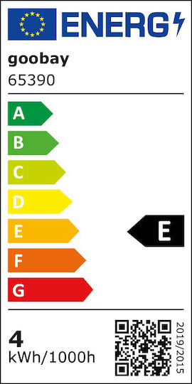 Goobay Λάμπα LED 4W 98mm για Ντουί E14 Θερμό Λευκό 470lm