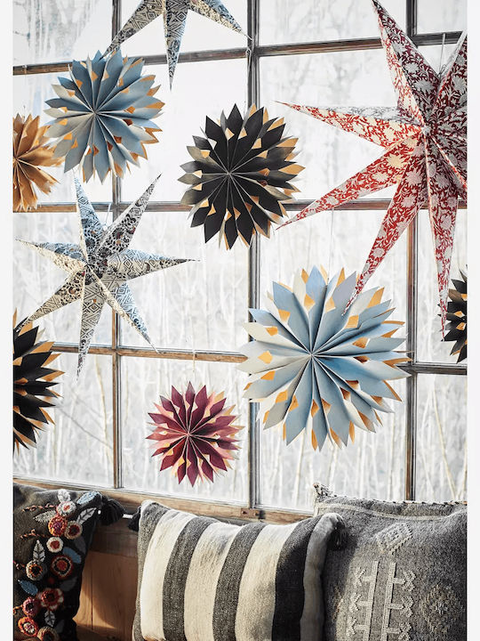 Madam Stoltz Paper Christmas Decorative Pendant Star Multicolour