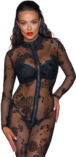 Noir Handmade Costum De Baie Întreg Negru